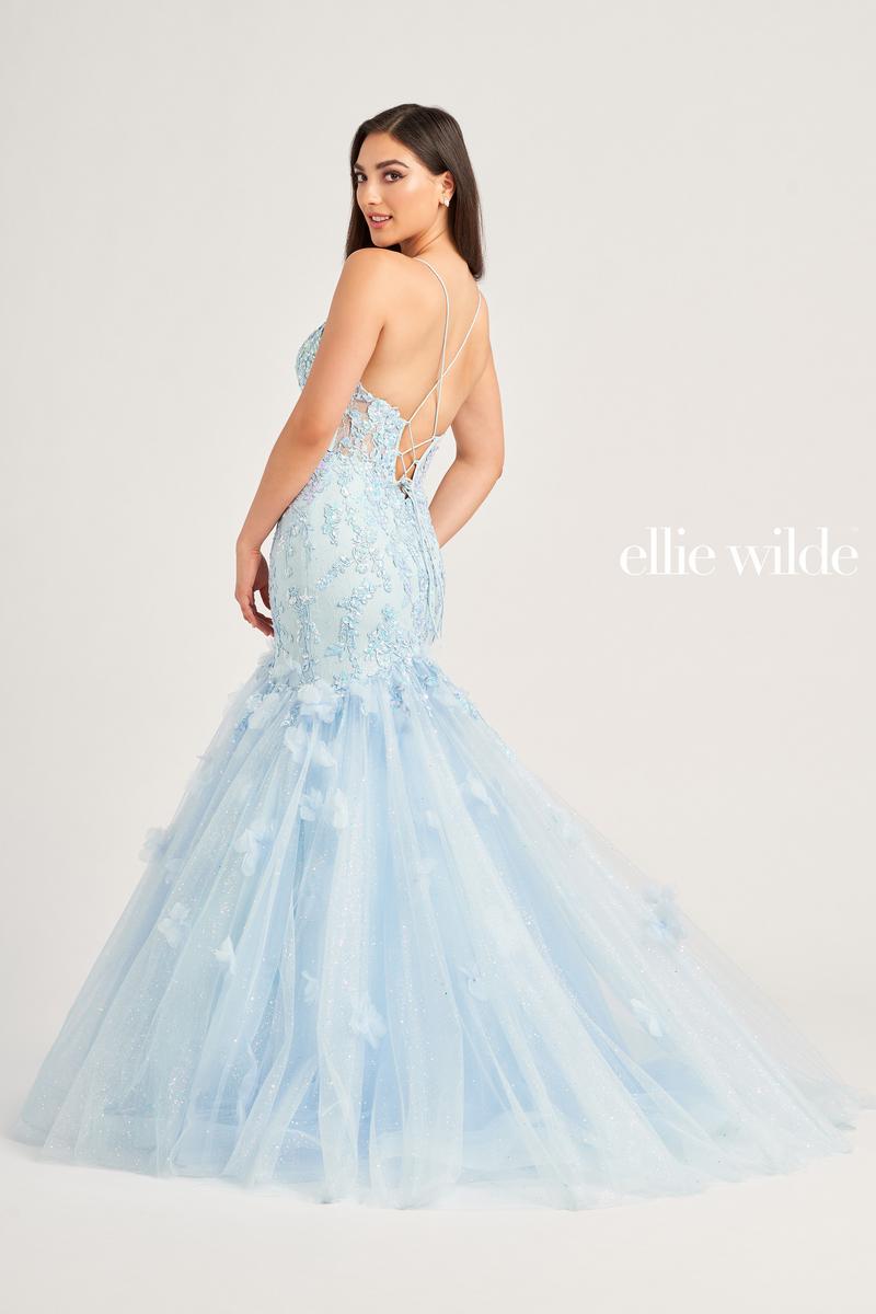 Ellie Wilde Lace Mermaid Prom Dress EW35080