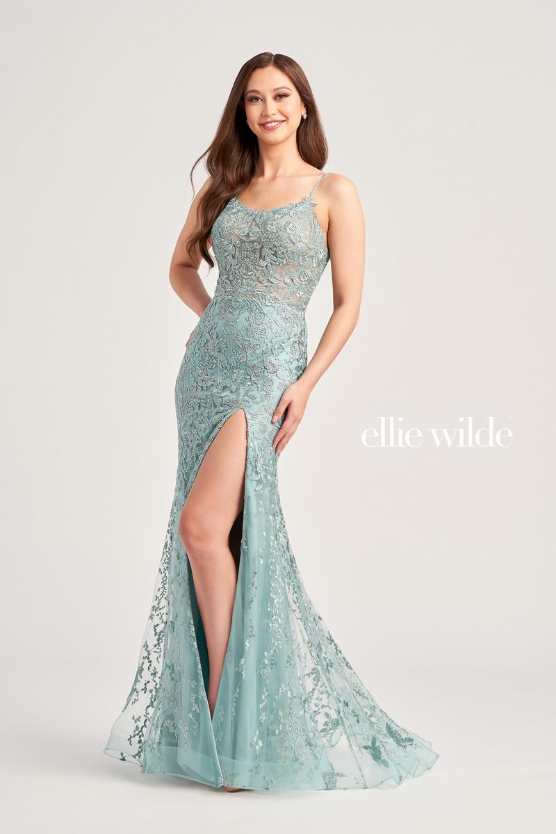Ellie Wilde Corset Bodice Ball Gown Prom Dress EW34036 – Terry Costa
