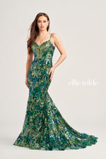 Ellie Wilde Sequin Mermaid Prom Dress EW35228