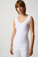 Joseph Ribkoff Basic V-Neck Sleeveless Stretch Cami Top 201546