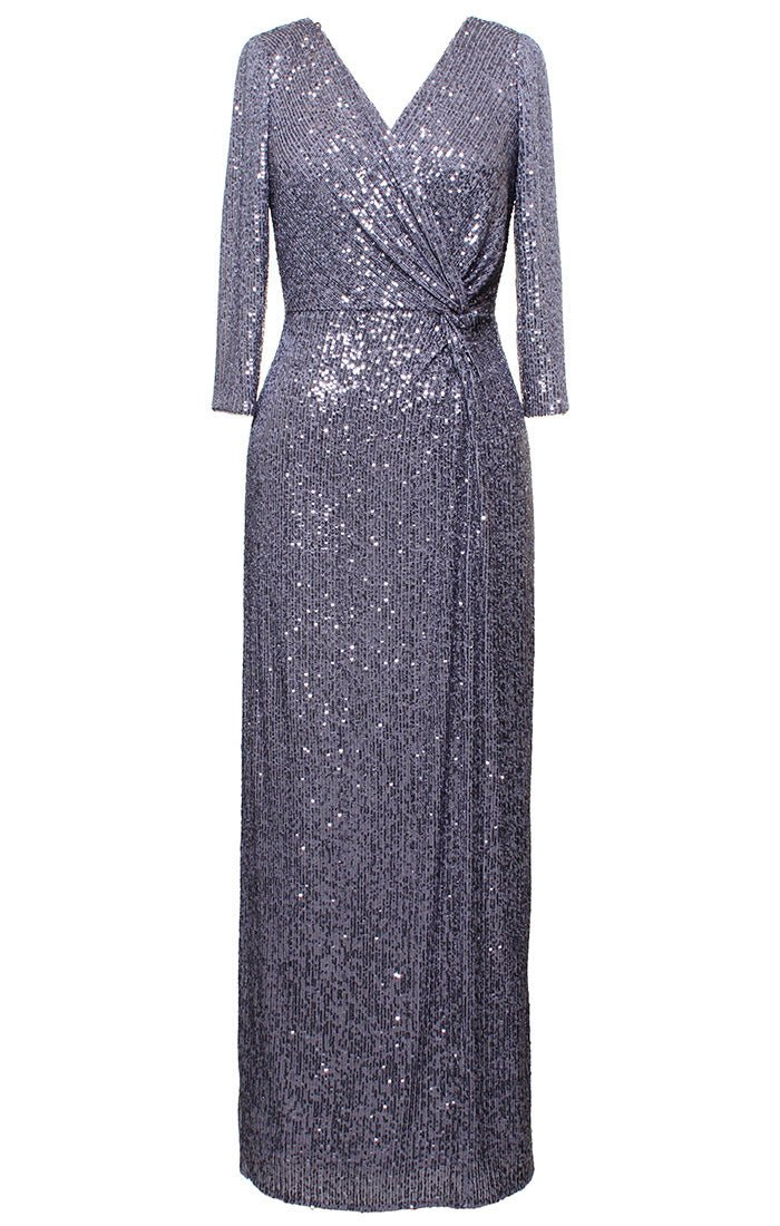 Alex Evenings Sequin Column Gown 8196646