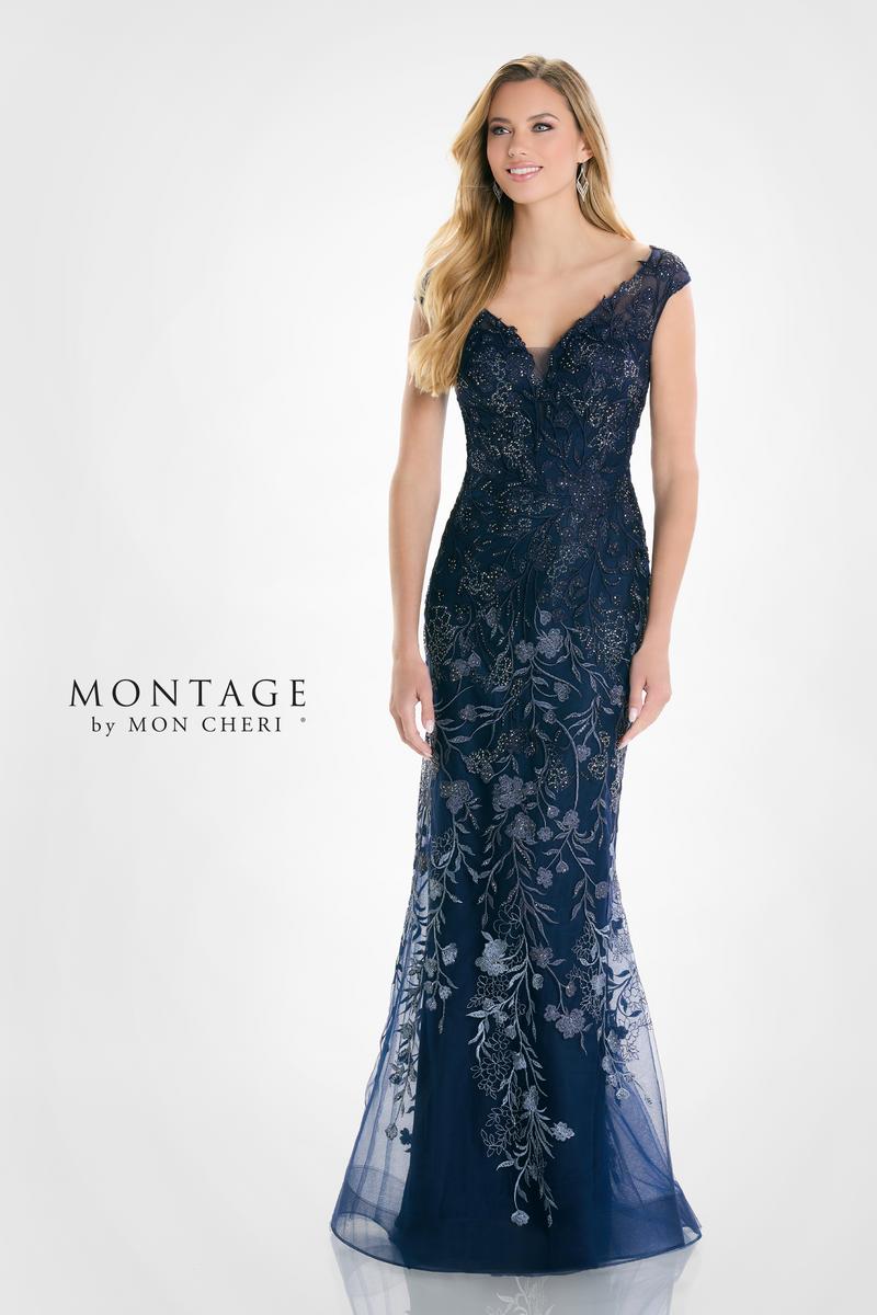 Montage by Mon Cheri Lace Evening Dress M522