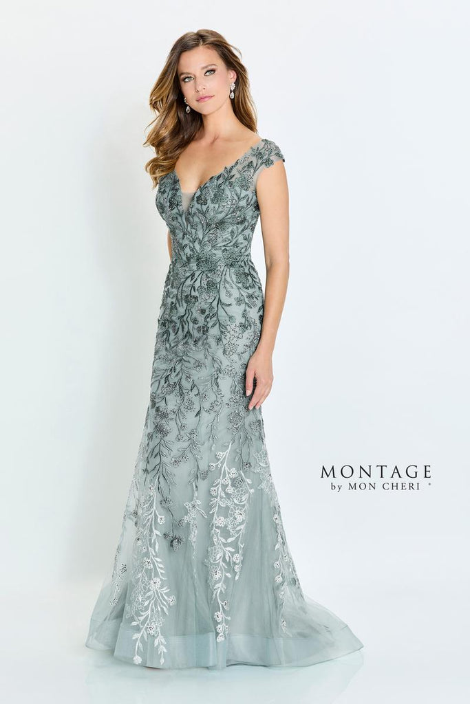 Montage by Mon Cheri Lace Evening Dress M522