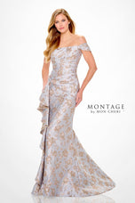 Montage by Mon Cheri Brocade Evening Dress M905