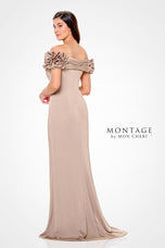 Montage by Mon Cheri Sheath Crepe Dress M915