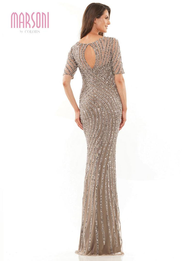 Marsoni by Colors Beaded Evening Dress MV1209