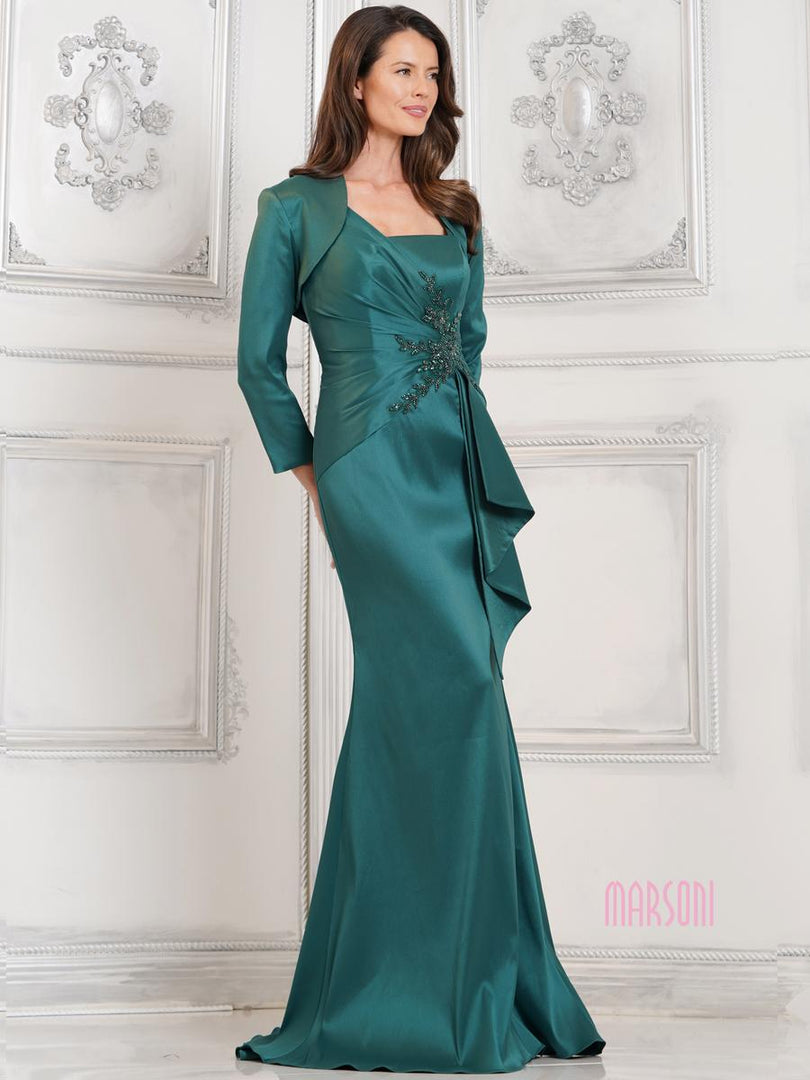 Marsoni by Colors Stretch Mikado Evening Dress MV1294