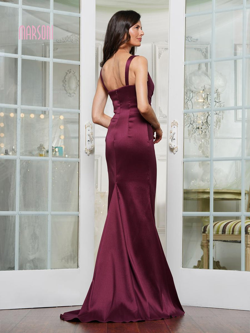 Marsoni by Colors Stretch Mikado Evening Dress MV1294