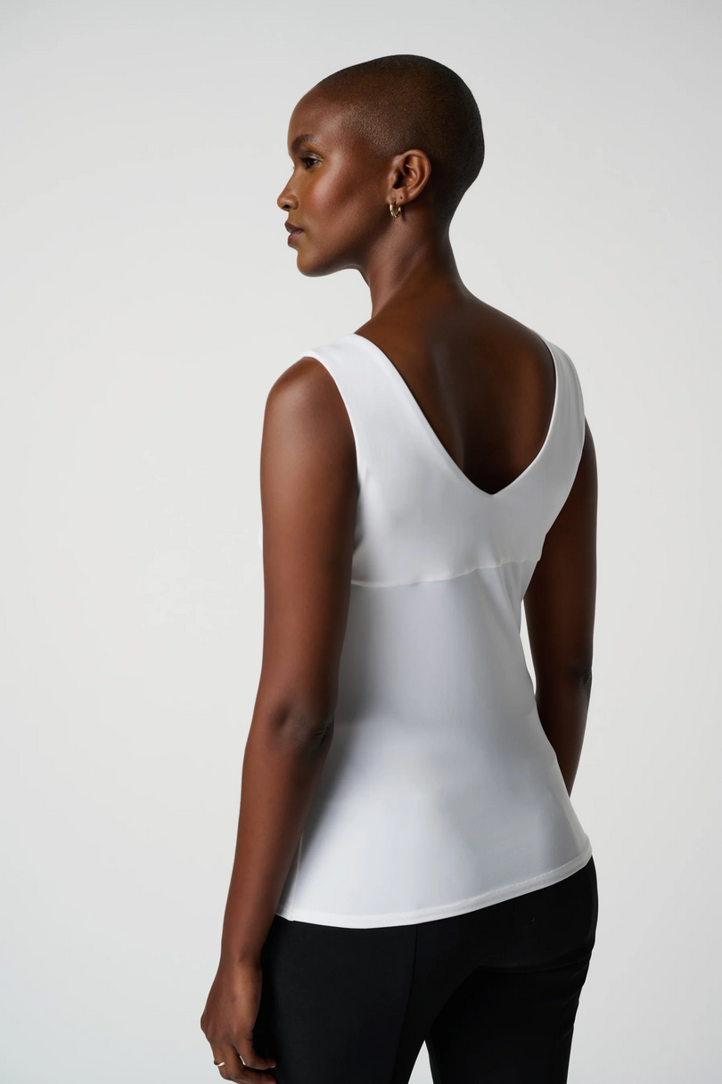 Joseph Ribkoff Basic V-Neck Sleeveless Stretch Cami Top 201546