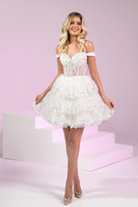 Portia and Scarlett Illusion Lace Homecoming Dress PS24405