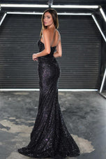 Portia and Scarlett One Shoulder Illusion Prom Dress PS24942