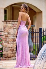 Portia and Scarlett One Shoulder Illusion Prom Dress PS24942