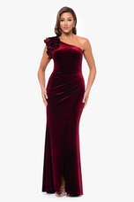 Xscape Evenings "Kristin" Velvet Evenings Gown 6460X