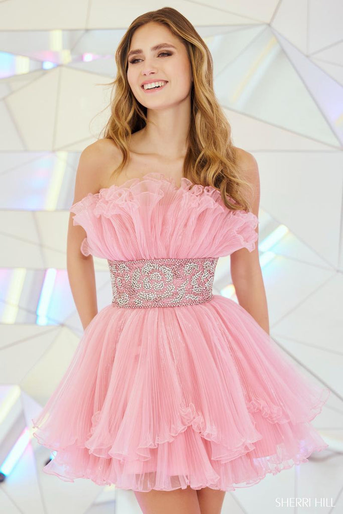 Coral Silk Satin Ruffle Slip Dress – Rose Hill Boutique