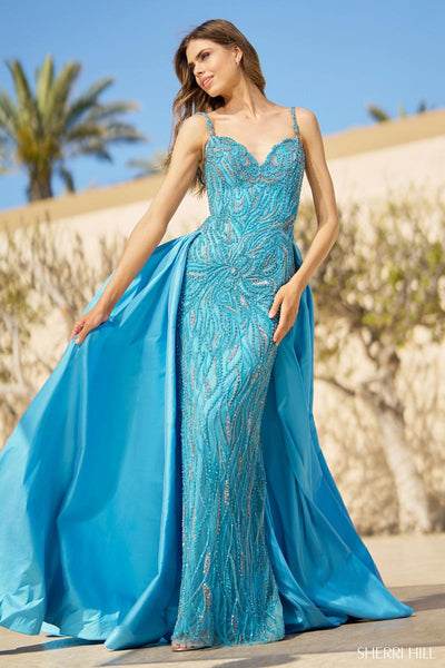 Sherri Hill Beaded Column Dress 55970 – Terry Costa