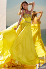 Sherri Hill Taffeta Corset Ball Gown Prom Dress 56434