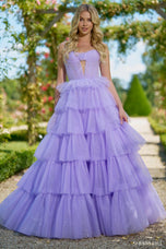 Sherri Hill Strapless Ruffle Prom Dress 56884