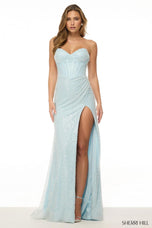 Sherri Hill Strapless Corset Prom Dress 56984