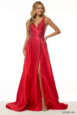 Sherri Hill Heat Stone A-Line Prom Dress 56990