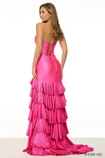 Sherri Hill Corset Ruffle Long Prom Dress 57031