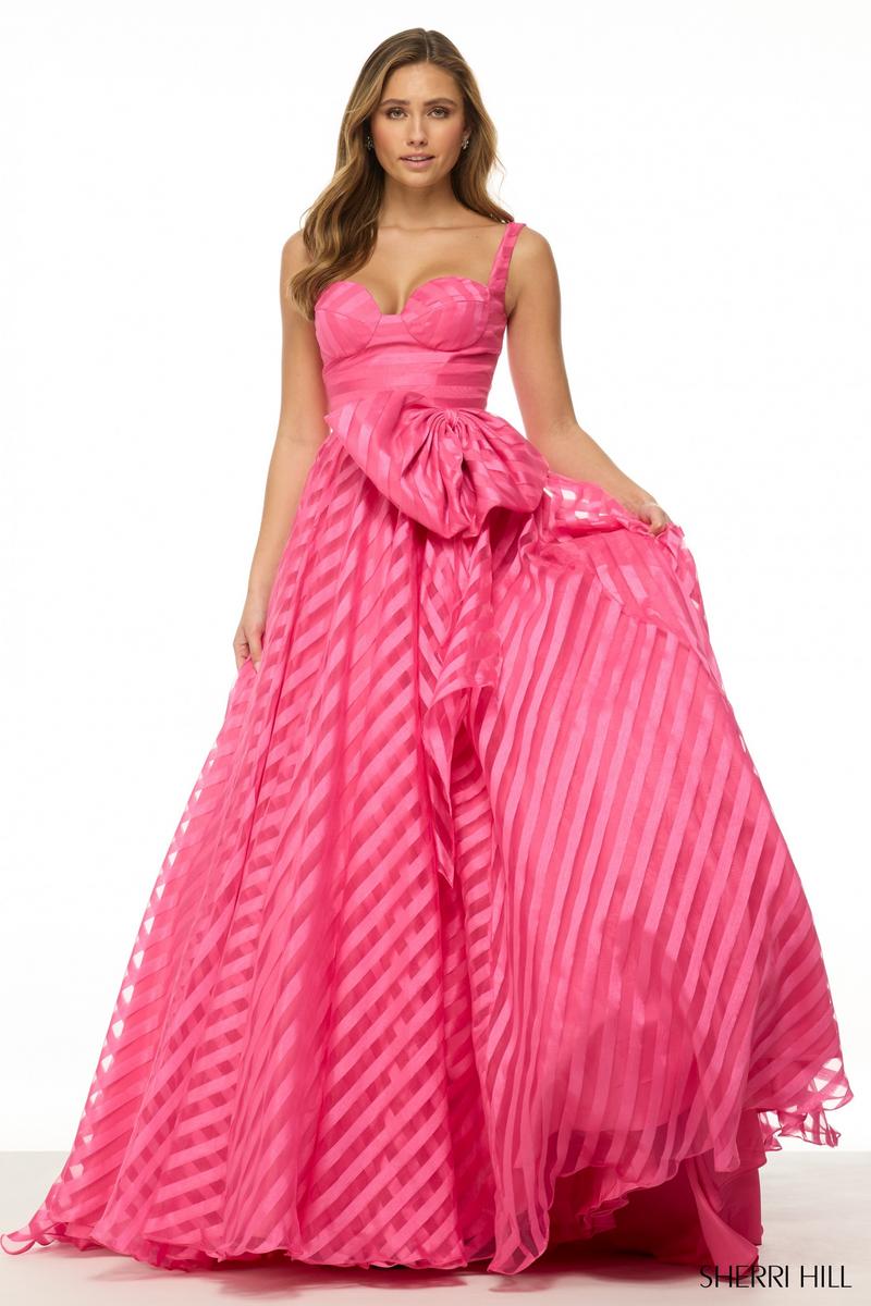 Sherri Hill Stripe Print Ball Gown Gown 57116