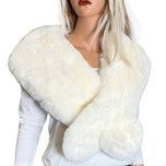 The Magic Scarf Company Faux Rabbit Fur Stole LC3801