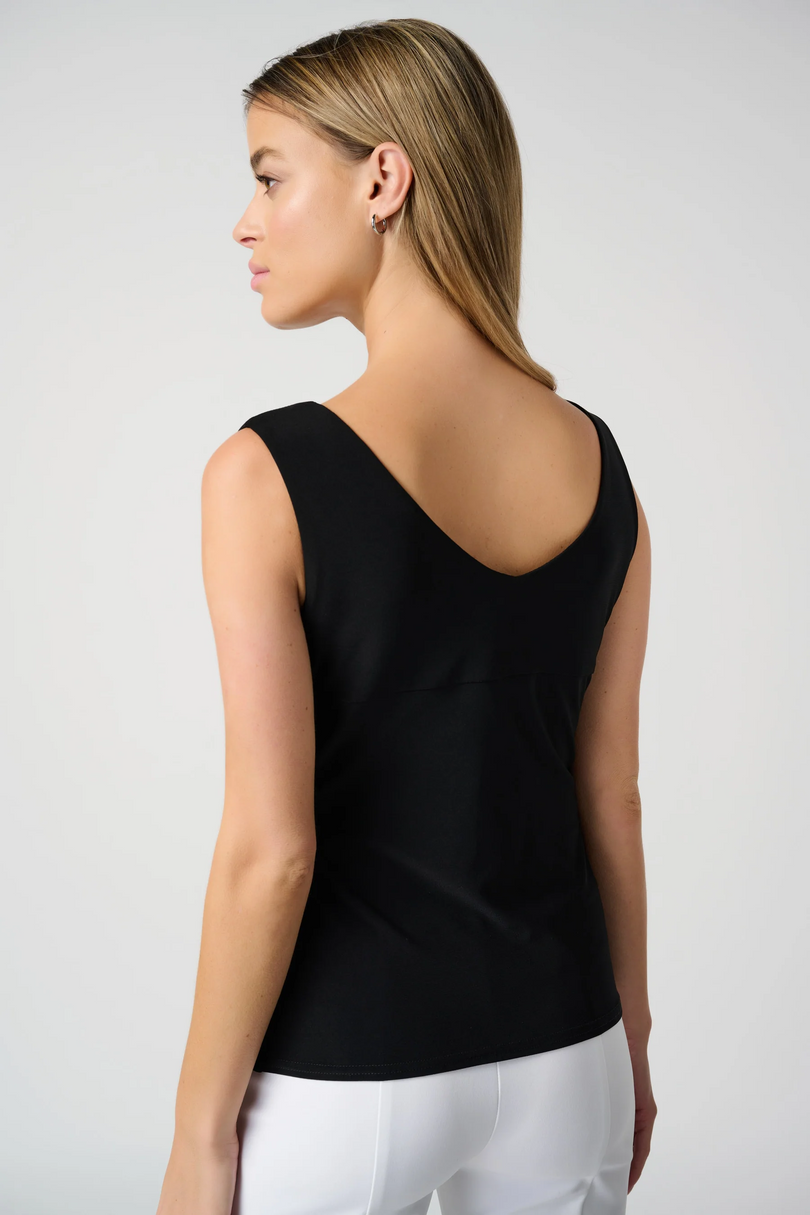 Joseph Ribkoff Basic V-Neck Sleeveless Stretch Cami Top 201546