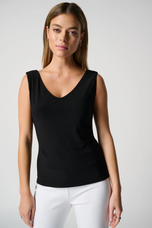 Joseph Ribkoff Basic V-Neck Sleeveless Stretch Cami Top 201546