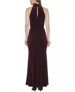 Eliza J Velvet Mock Neck Blouson Gown EJ1M9028