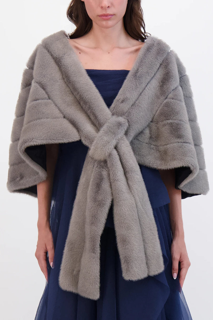 Theia Faux Fur Mink Stole 8890011