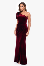 Xscape Evenings "Kristin" Velvet Evenings Gown 6460X