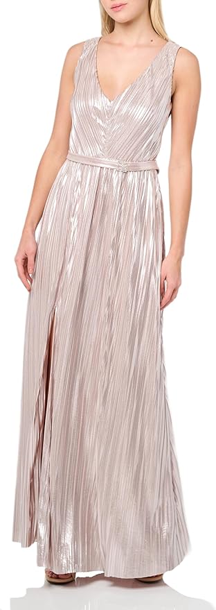 Eliza J V-Neck A-line Pleated Evening Dress EJ2M9578