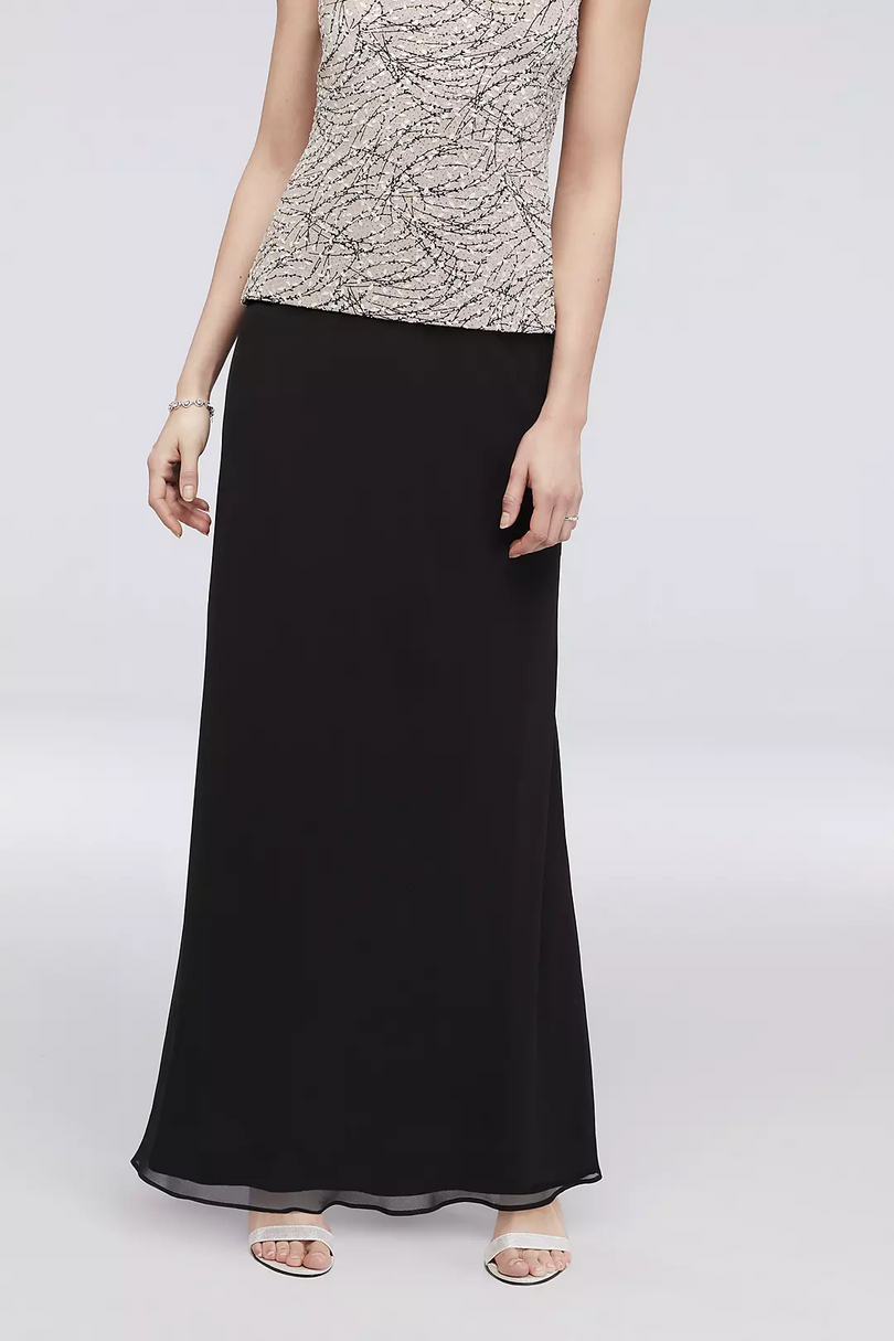 Alex Evenings Chiffon Skirt 36527