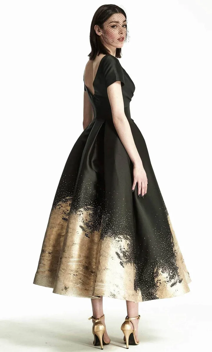 Park 108 Tea Length Evening Dress M443