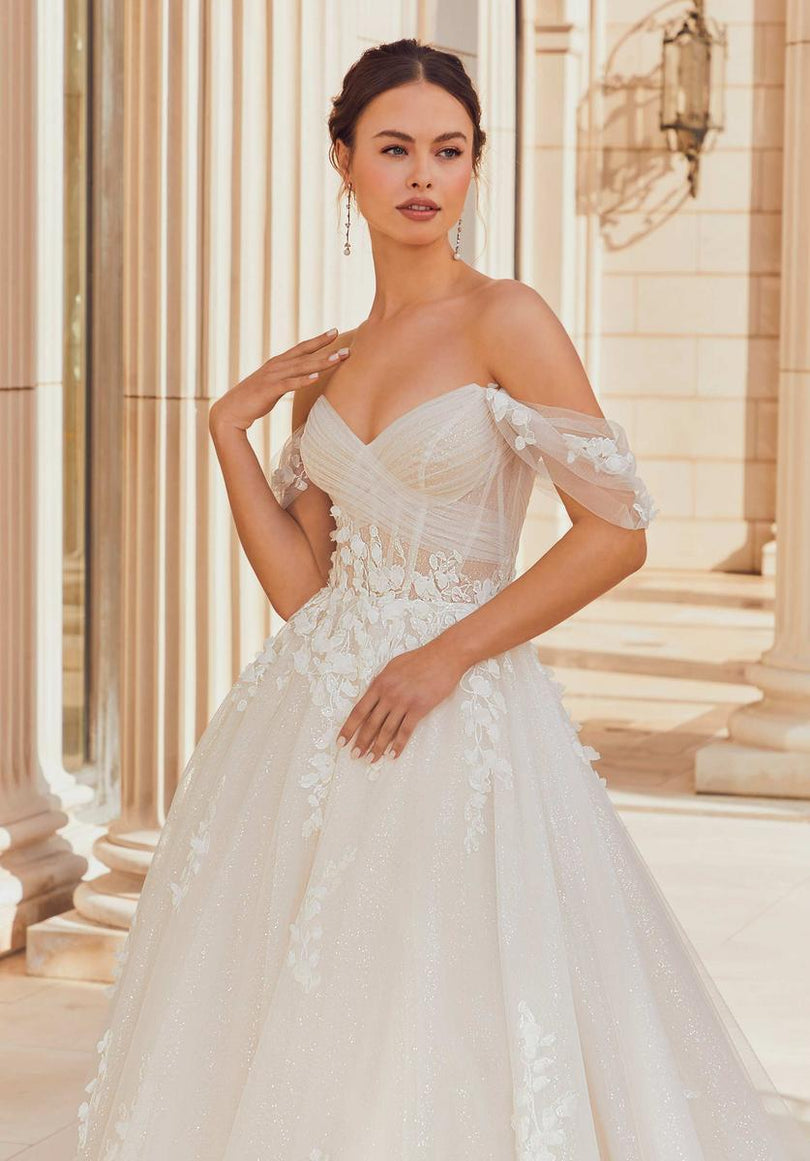 Morilee Rebecca Ruched Wedding Dress 2646