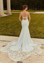 Morilee Raquel Crepe Illusion Wedding Dress 2658