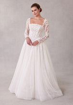 Morilee Bridal Gown "Seattle" Basque Waist Ballgown