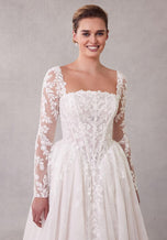 Morilee Bridal Gown "Seattle" Basque Waist Ballgown