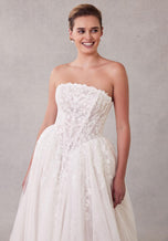 Morilee Bridal Gown "Seattle" Basque Waist Ballgown