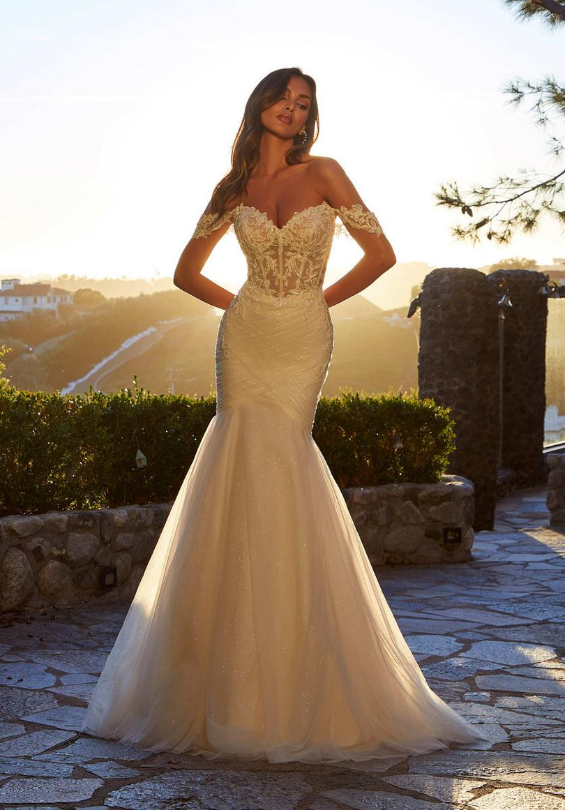 Blu Bridal by Morilee Rowena Corset Wedding Dress 4467
