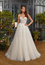 Blu Bridal by Morilee Rosalie Ruched Wedding Dress 4482