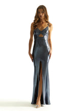 Morilee Metallic Cut Out Jersey Prom Dress 49064