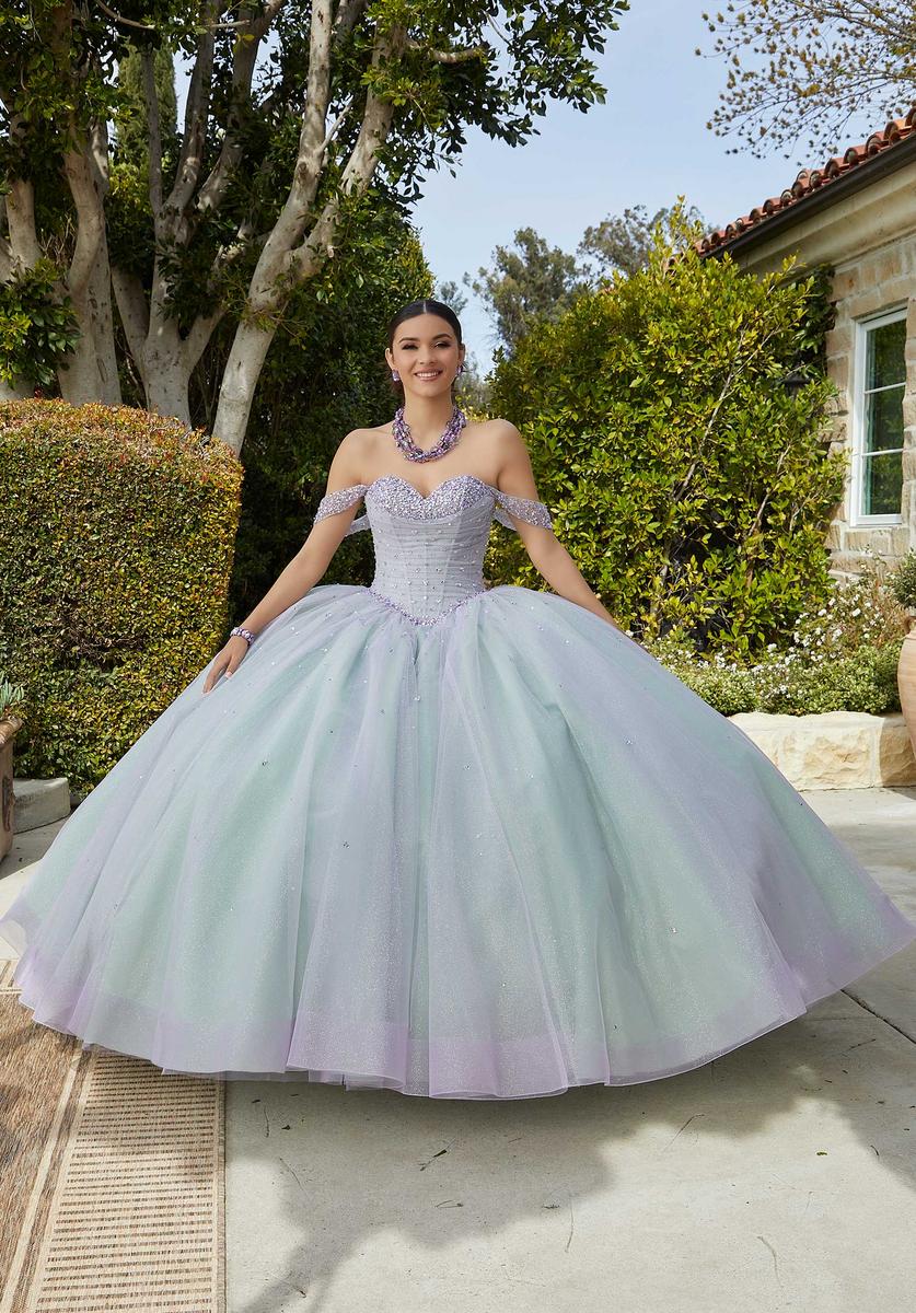 Teal and silver quinceanera sale