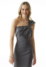 MGNY Madeline Gardner One Shoulder Evening Dress 73002