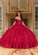 Vizcaya by Morilee 3D Floral Quince Dress 89477