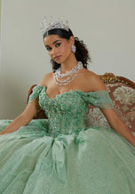 Vizcaya by Morilee Corset Sparkle Quince Dress 89483