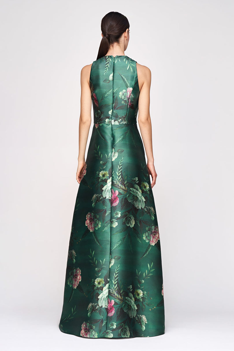 Kay Unger N Neck Floral Rosalind Evening Dress 55112449 Terry Costa