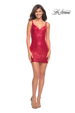 La Femme Fashions Short Sequin Dress 30142