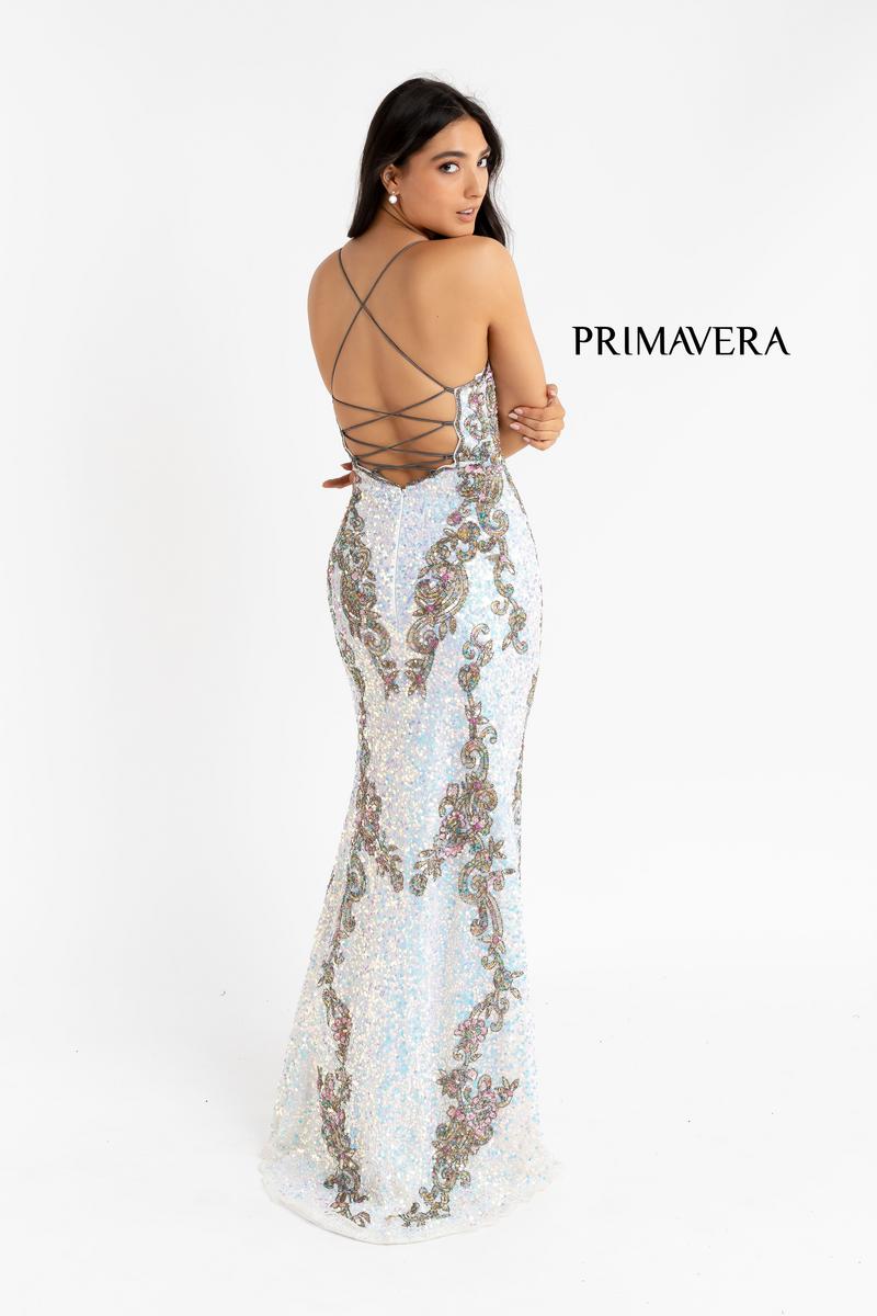 Primavera Couture Beaded Long Dress 3211 - B