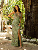 Primavera Couture Beaded Long Dress 3211 - B